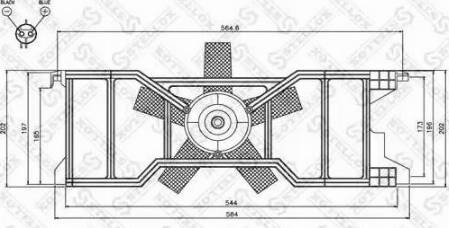 Stellox 29-99317-sx - Вентилатор, охлаждане на двигателя vvparts.bg