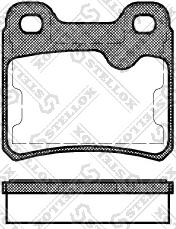 Stellox 293 010-SX - Комплект спирачно феродо, дискови спирачки vvparts.bg