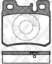 Stellox 293 020B-SX - Комплект спирачно феродо, дискови спирачки vvparts.bg