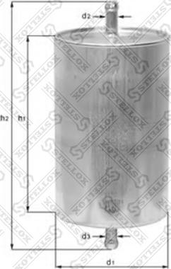 Stellox 21-00061-SX - Горивен филтър vvparts.bg