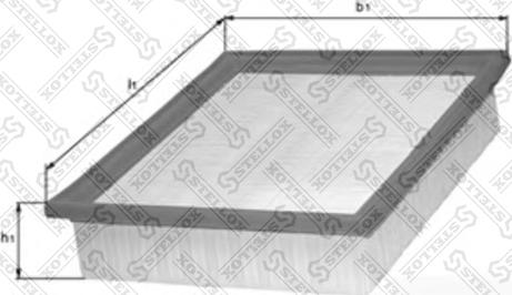 Stellox 71-00613-SX - Въздушен филтър vvparts.bg