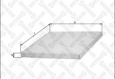 Stellox 71-10052-SX - Филтър купе (поленов филтър) vvparts.bg