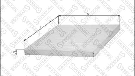 Stellox 71-10001-SX - Филтър купе (поленов филтър) vvparts.bg