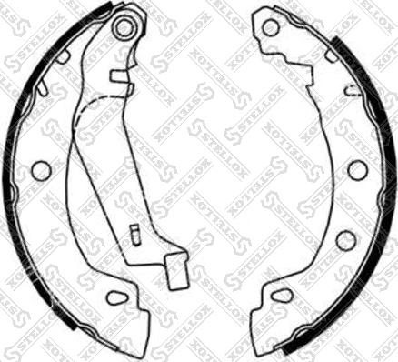 Stellox 731 100-SX - Комплект спирачна челюст vvparts.bg