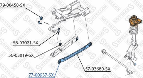 Stellox 77-00937-SX - Тампон, носач vvparts.bg