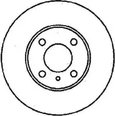 Stop 561354S - Спирачен диск vvparts.bg