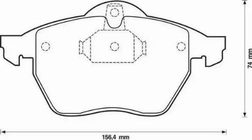 Stop 571997S - Комплект спирачно феродо, дискови спирачки vvparts.bg