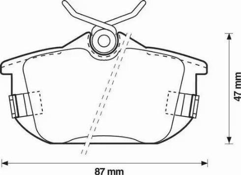 Stop 571941S - Комплект спирачно феродо, дискови спирачки vvparts.bg