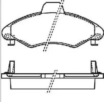 Stop 571964S - Комплект спирачно феродо, дискови спирачки vvparts.bg