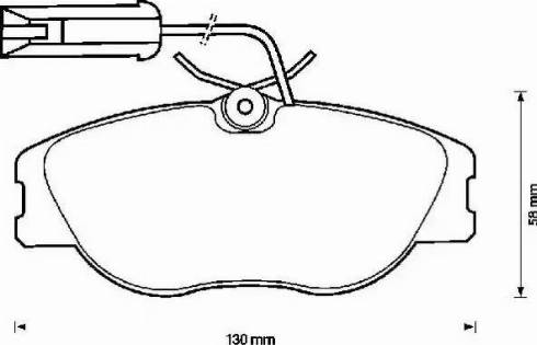 Stop 571905S - Комплект спирачно феродо, дискови спирачки vvparts.bg