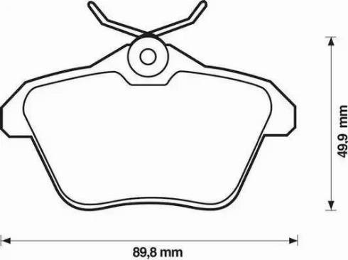 Stop 571908S - Комплект спирачно феродо, дискови спирачки vvparts.bg