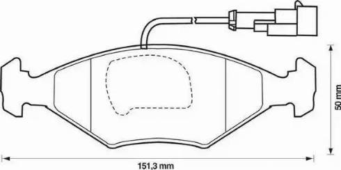 Stop 571917S - Комплект спирачно феродо, дискови спирачки vvparts.bg