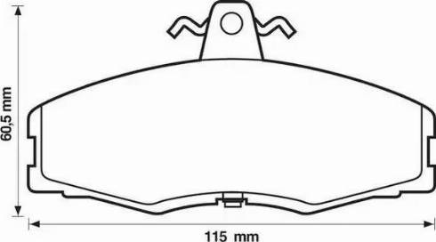 Stop 571540S - Комплект спирачно феродо, дискови спирачки vvparts.bg