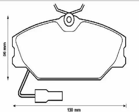 Stop 571513S - Комплект спирачно феродо, дискови спирачки vvparts.bg