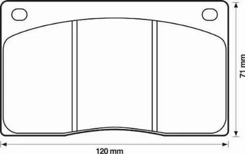 Stop 571533S - Комплект спирачно феродо, дискови спирачки vvparts.bg