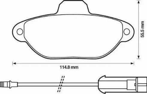 Stop 571523S - Комплект спирачно феродо, дискови спирачки vvparts.bg