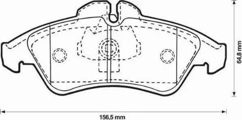 Stop 571844S - Комплект спирачно феродо, дискови спирачки vvparts.bg