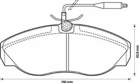 Stop 571840S - Комплект спирачно феродо, дискови спирачки vvparts.bg