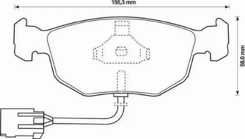 Stop 571851S - Комплект спирачно феродо, дискови спирачки vvparts.bg