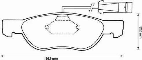 Stop 571883S - Комплект спирачно феродо, дискови спирачки vvparts.bg