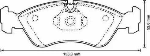 Stop 571391S - Комплект спирачно феродо, дискови спирачки vvparts.bg