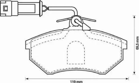 Stop 571356S - Комплект спирачно феродо, дискови спирачки vvparts.bg