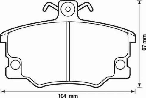 Stop 571309S - Комплект спирачно феродо, дискови спирачки vvparts.bg