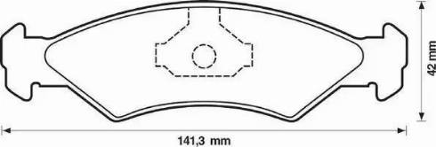 Stop 571312S - Комплект спирачно феродо, дискови спирачки vvparts.bg