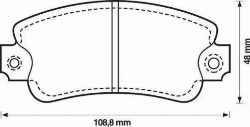 Stop 571297S - Комплект спирачно феродо, дискови спирачки vvparts.bg