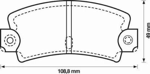 Stop 571243S - Комплект спирачно феродо, дискови спирачки vvparts.bg