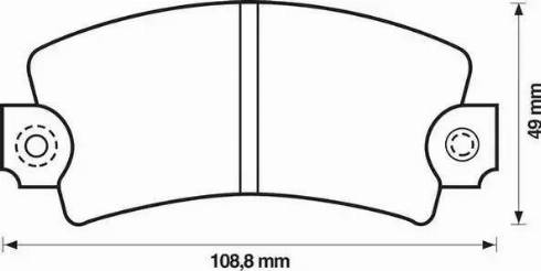 Stop 571224S - Комплект спирачно феродо, дискови спирачки vvparts.bg