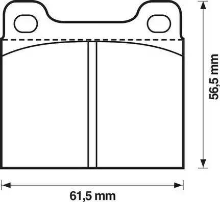 Stop 571279S - Комплект спирачно феродо, дискови спирачки vvparts.bg