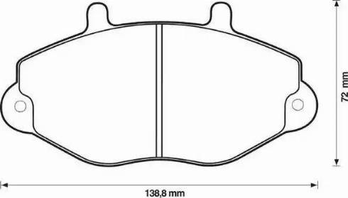 Stop 571746S - Комплект спирачно феродо, дискови спирачки vvparts.bg