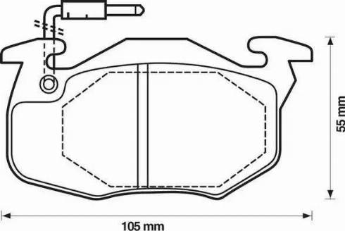 Stop 571743S - Комплект спирачно феродо, дискови спирачки vvparts.bg