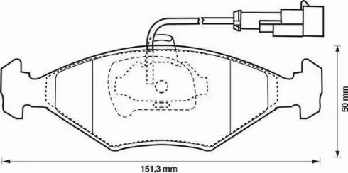 Stop 573109S - Комплект спирачно феродо, дискови спирачки vvparts.bg