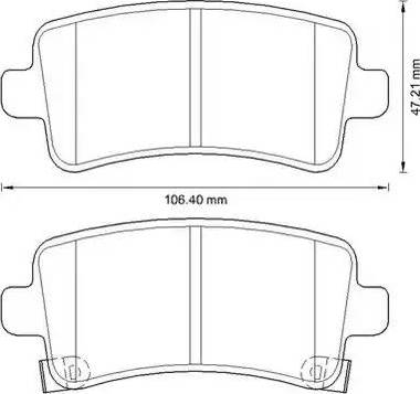 Stop 573313S - Комплект спирачно феродо, дискови спирачки vvparts.bg