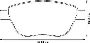 Stop 573204S - Комплект спирачно феродо, дискови спирачки vvparts.bg