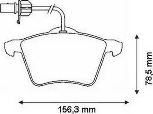 Stop 573206S - Комплект спирачно феродо, дискови спирачки vvparts.bg