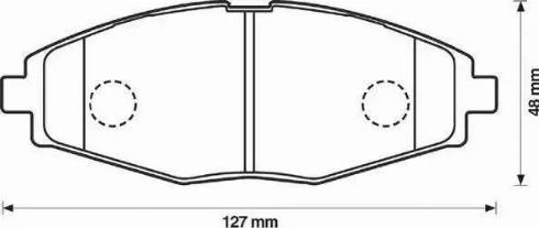 Stop 572402S - Комплект спирачно феродо, дискови спирачки vvparts.bg