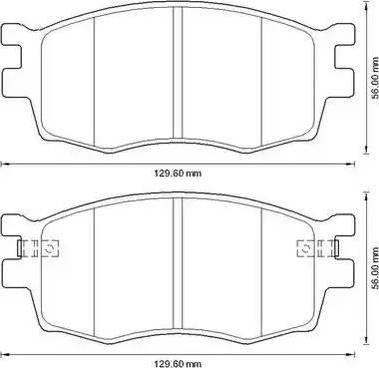 Stop 572593S - Комплект спирачно феродо, дискови спирачки vvparts.bg