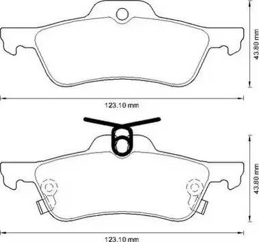 Stop 572588S - Комплект спирачно феродо, дискови спирачки vvparts.bg