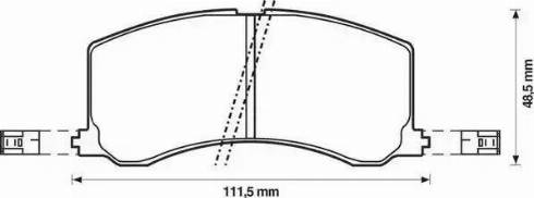 Stop 572399S - Комплект спирачно феродо, дискови спирачки vvparts.bg