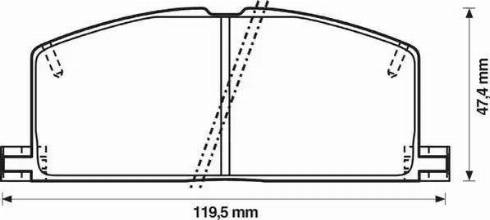 Stop 572255S - Комплект спирачно феродо, дискови спирачки vvparts.bg