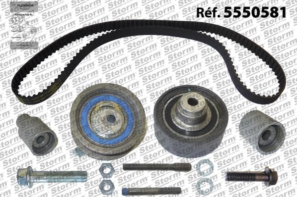 Storm 5550581 - Комплект ангренажен ремък vvparts.bg