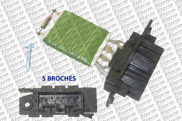 Storm 699001 - Съпротивление, вентилатор за вътрешно пространство vvparts.bg