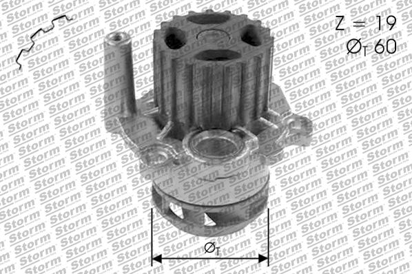 Storm PA12368 - Водна помпа vvparts.bg