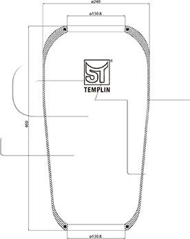 ST-Templin 04.060.6006.620 - Маншон, въздушно окачване vvparts.bg