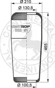 ST-Templin 04.010.6000.500 - Маншон, въздушно окачване vvparts.bg