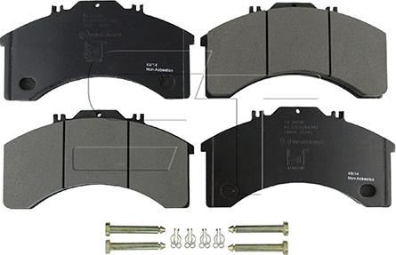 ST-Templin 03.120.8700.001 - Комплект спирачно феродо, дискови спирачки vvparts.bg