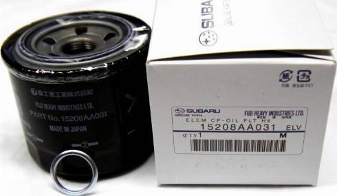 Subaru 15208AA031 - Маслен филтър vvparts.bg